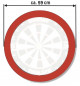 Preview: Dartboard-Surround / Fangring PU Slimline rot