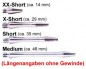 Preview: Alu Shafts Farbig