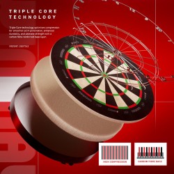 Preview: Winmau Blade 6 Triple Core 360 Dartboard