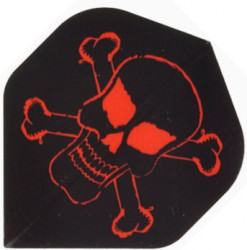 Metronic Flights Skull schwarz/rot Standard 75