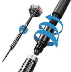 Preview: Shot Dart Shaft Spinner / schwarz