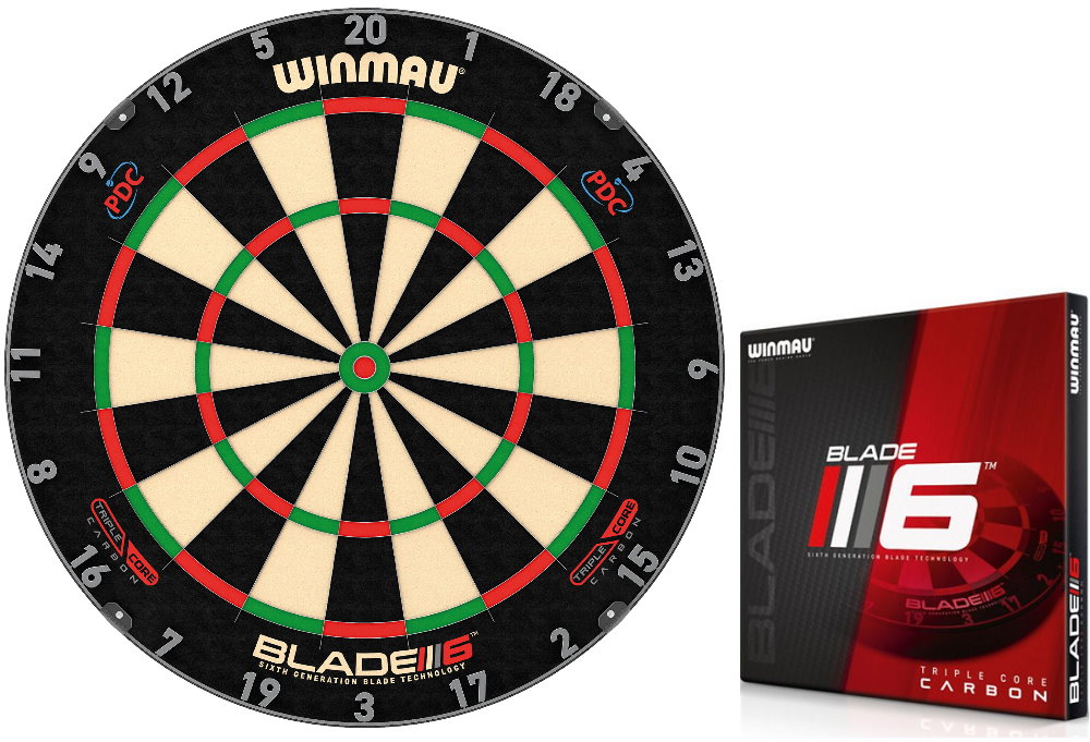 Winmau Blade 6 Triple Core Carbon Dartboard PDC günstig kaufen