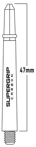 Harrows Supergrip Carbon Shafts – Diverse Versioni, 1 Set = 3