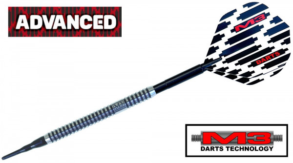 M3 Advanced Softtip 18gr. (schwarz)