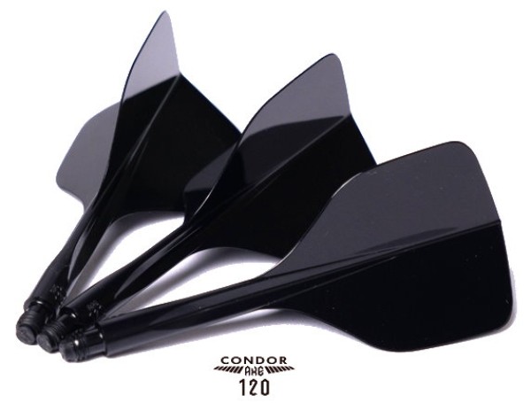 Condor Shafts / Flights AXE 120 Trifin schwarz