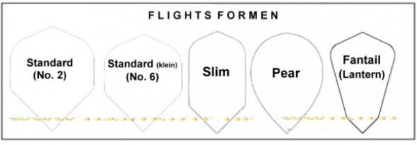 5 Set Logo/Foto-Flights in 100 mic. 4-Seitig bedruckt