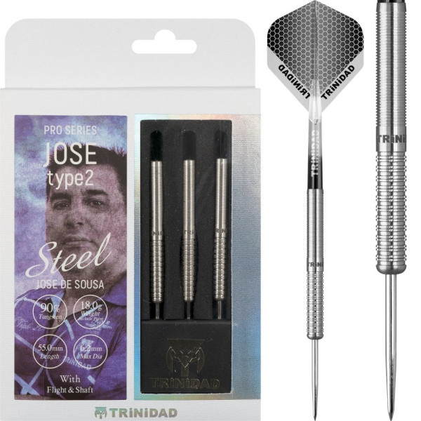 TriNiDad - Jose De Sousa Type 2  Steel-Darts 20 gr.