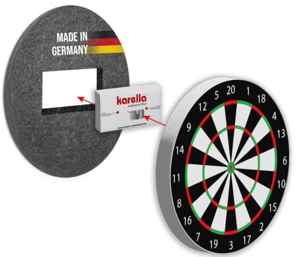 Schallschutz Compact für Dartboards