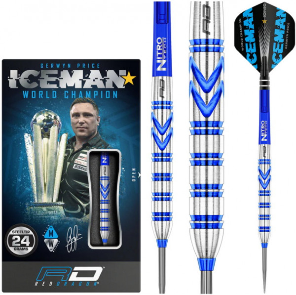 24gr. Gerwyn Price "Iceman" Blue Steeldarts