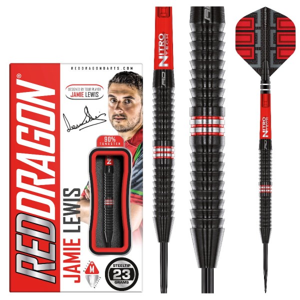 23 gr. Red Dragon Jamie Lewis S.E Steeldarts