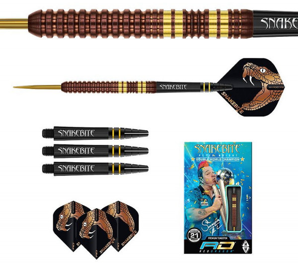 21gr. Peter Wright "Snakebite" Copper Fusion Steeldarts