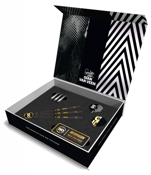 Red Dragon Gian van Veen 50 Years Limited Edition Steeldarts 21 gr.