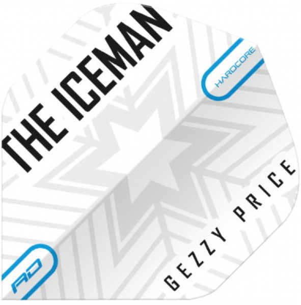 Gerwyn Price "The Iceman" White & Grey Snowflake Flights