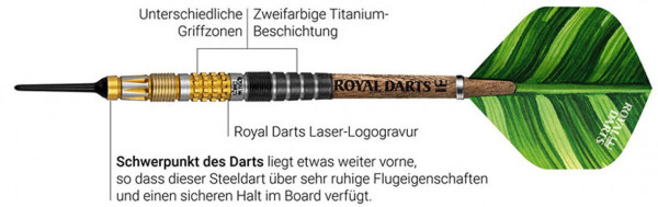 Royal Darts Masterpiece Softdarts 19 gr.