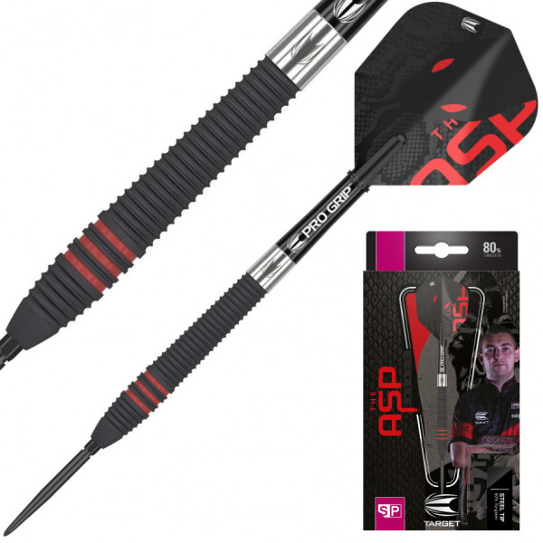 Target Nathan Aspinall BLACK 80% "The Asp" Steeldart